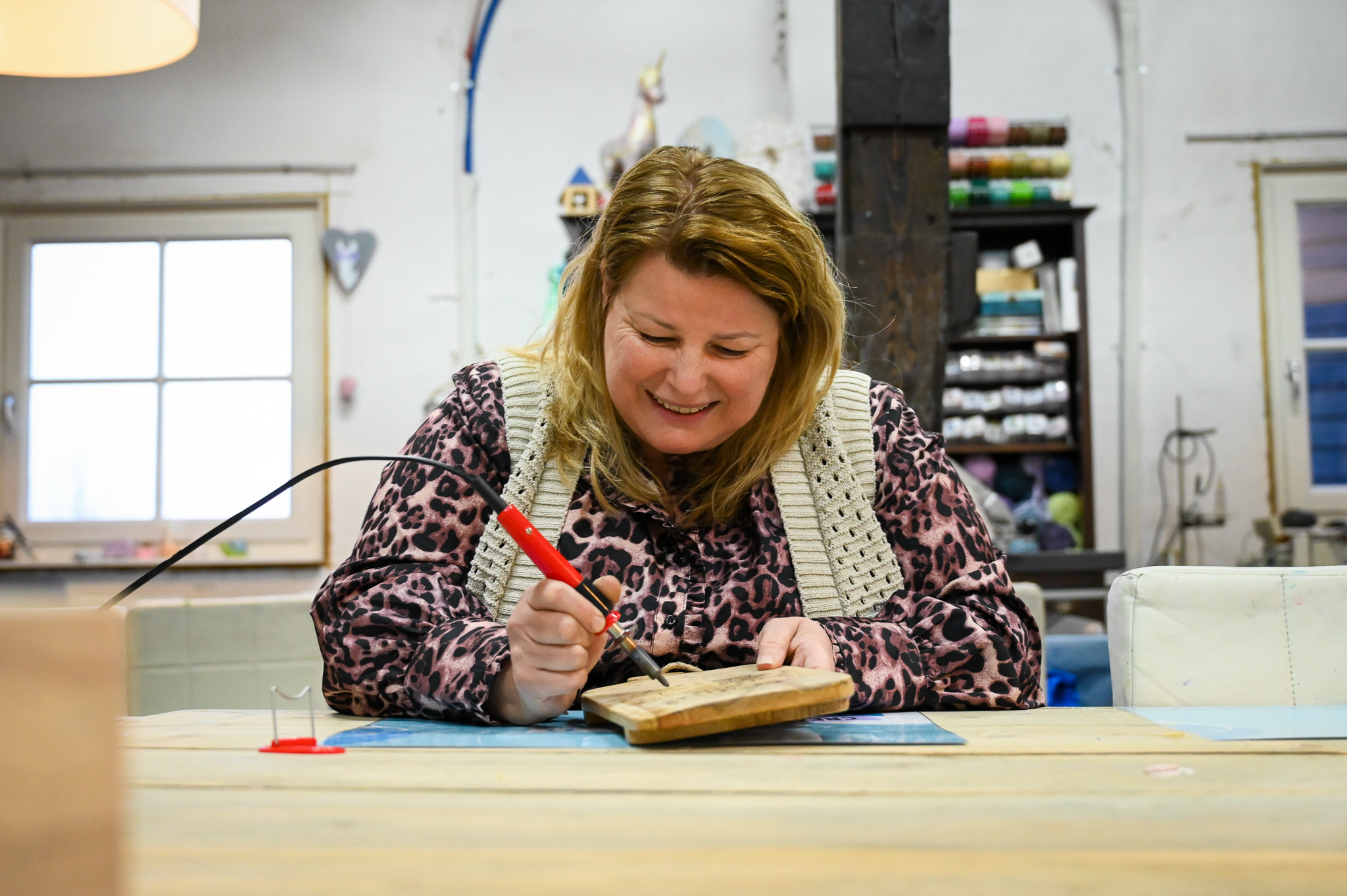 Esther van Doorn, eigenaresse Atelier ES&ZO Esther van Doorn, eigenaresse Atelier ES&ZO
