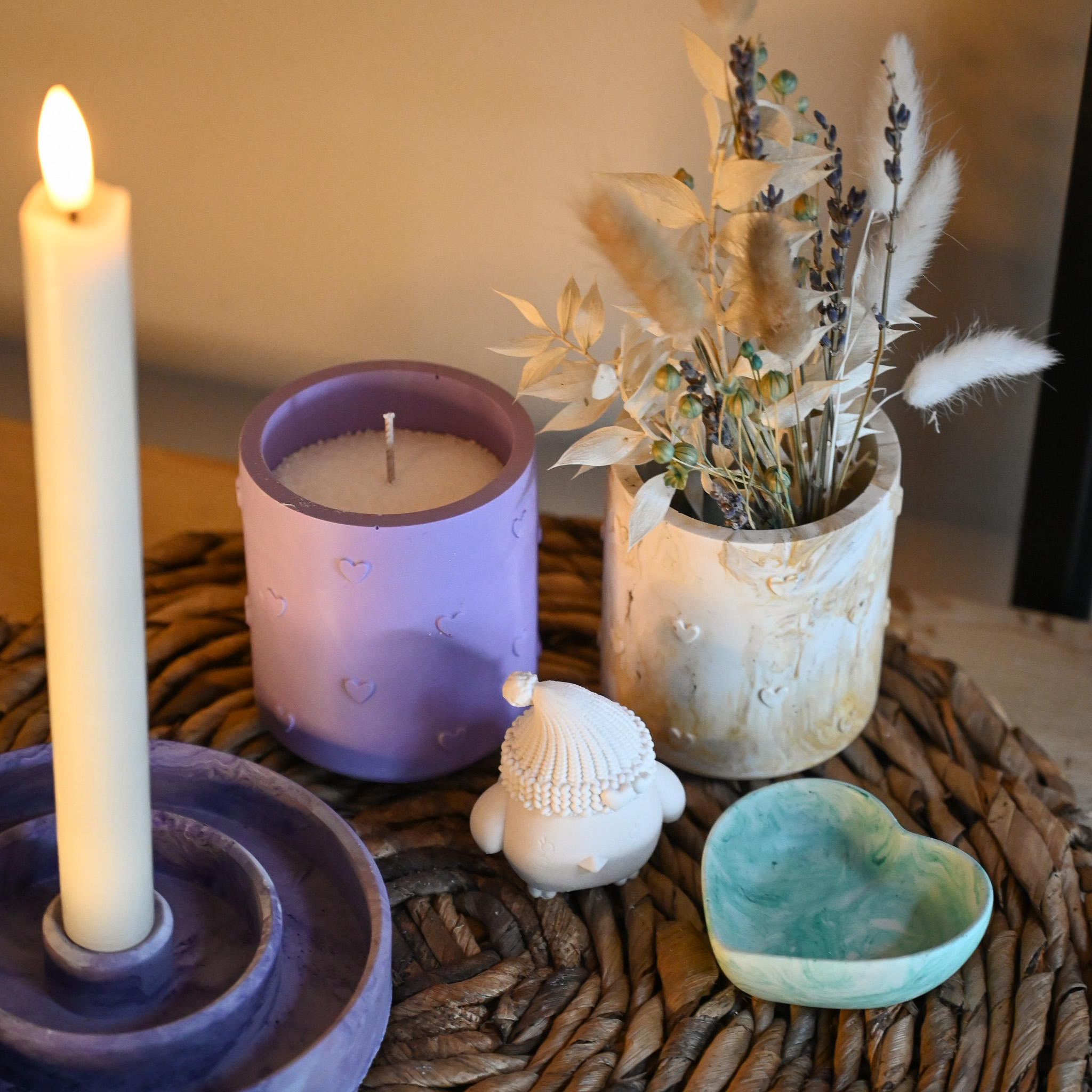 Workshop Woonaccessoire met Jesmonite, Krea Doe, Atelier ES&ZO