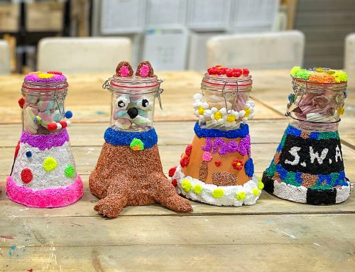 Kinderfeestje Foam en Silk klei