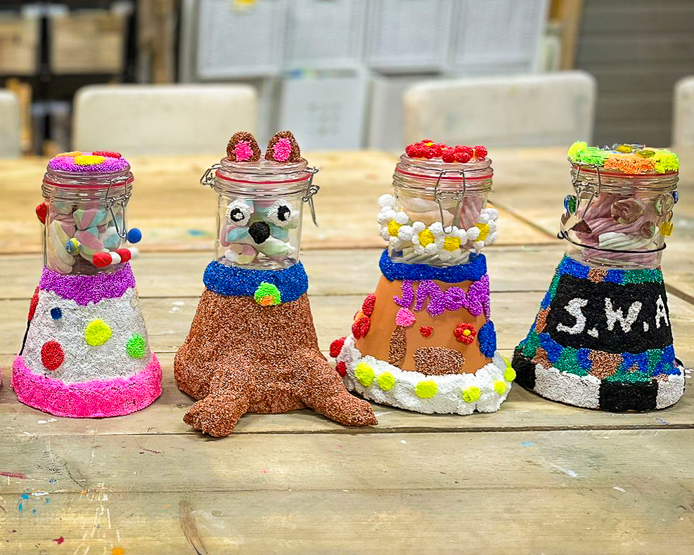 Kinderfeestje Silk Clay en Foam Clay, Atelier ES&ZO